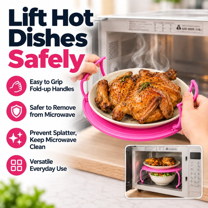 Foldable Microwave Rack