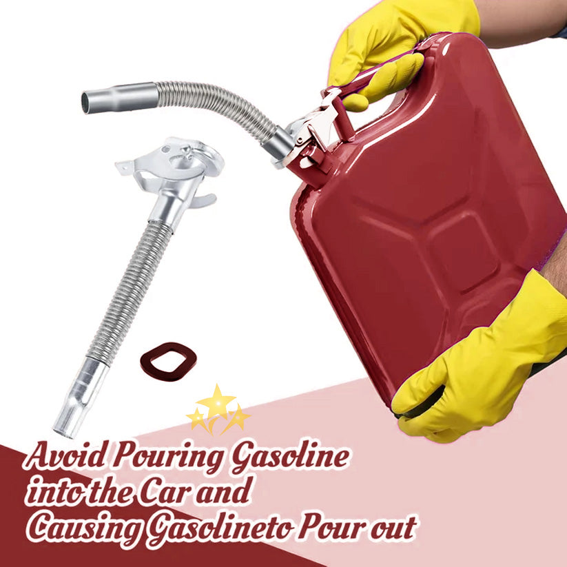 Stainless Steel Gas Can Spout Upgrade - Military-Grade & Rust-Proof