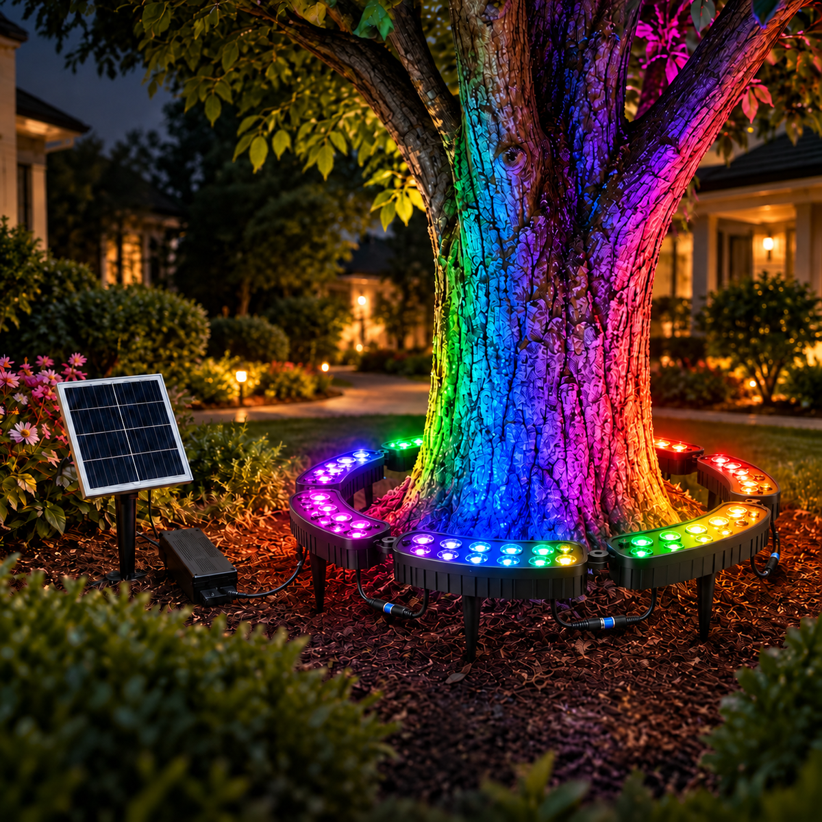 Solar RGB Landscape Ring Light