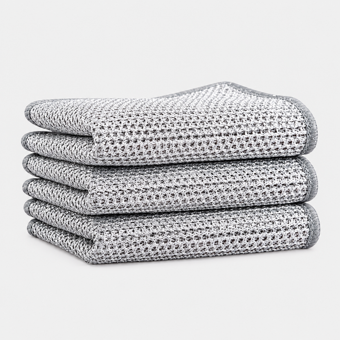 Steel Cleaning Cloths - 3-Piece Set