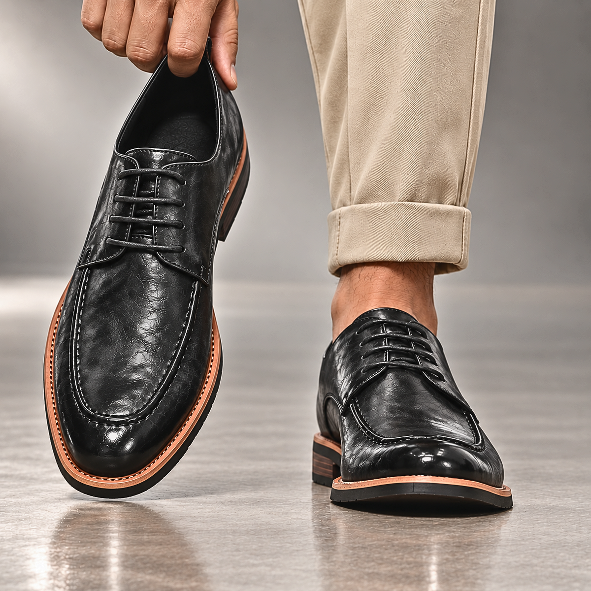 Dante Leather Derbies