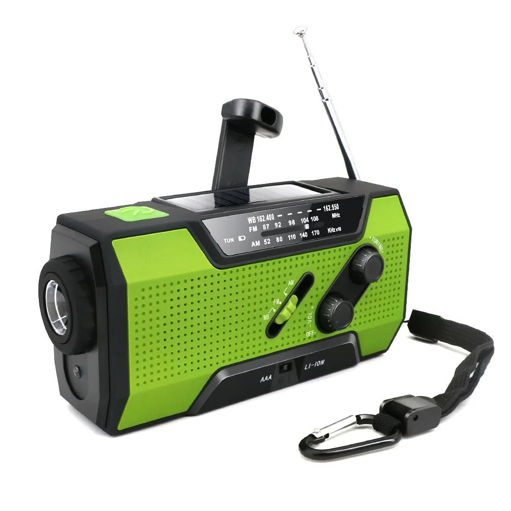 All-In-One Emergency Radio with 4000mAh Battery