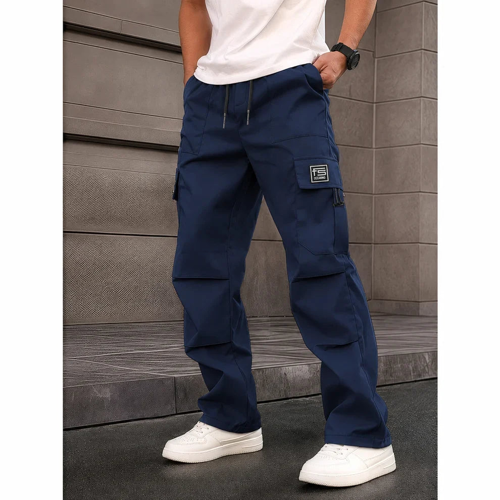 Men's Cargo Pants for All-Season Daily Wear | Straight-Leg | Slim Fit | Multicolor Pocket