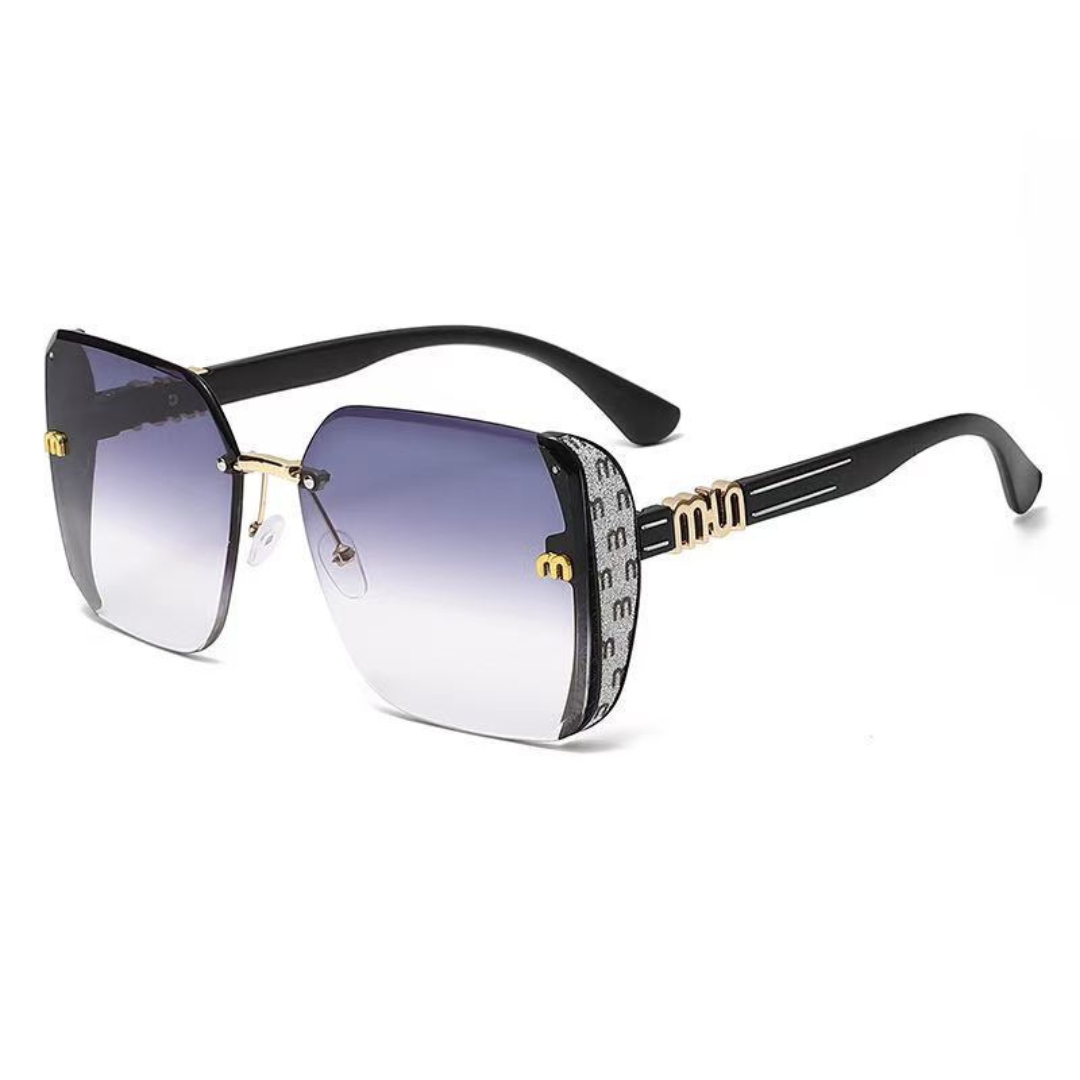 Nordspur | Luxette Rimless Oversized Square Sunglasses