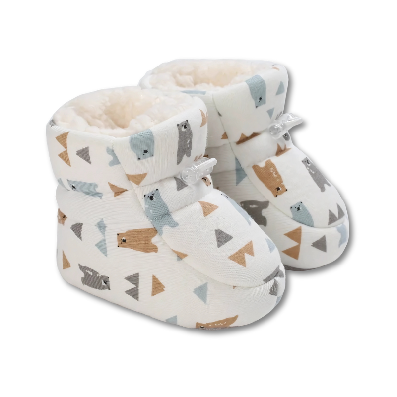 Non-Slip Baby Shoes with Elastic Cuffs