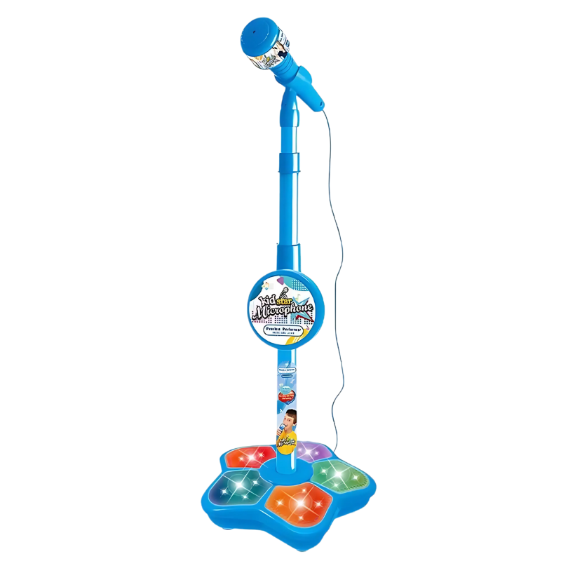 Glowing Footlights Karaoke Microphone