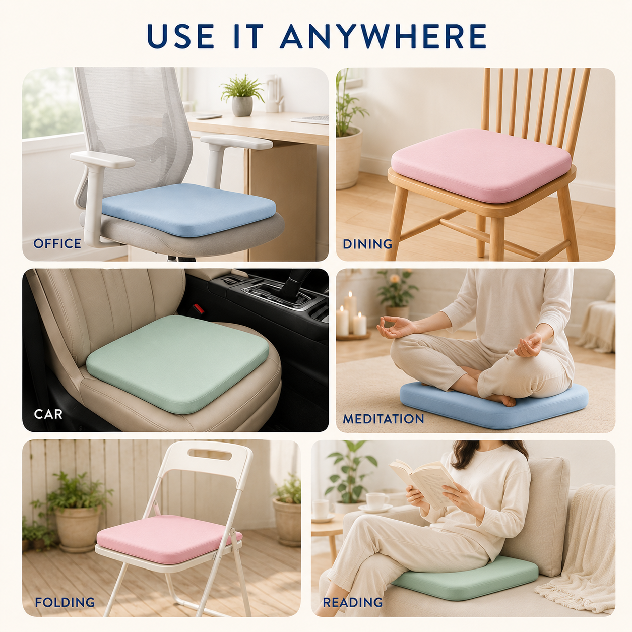Nordspur | Sitvera Square Low Profile Seat Pad