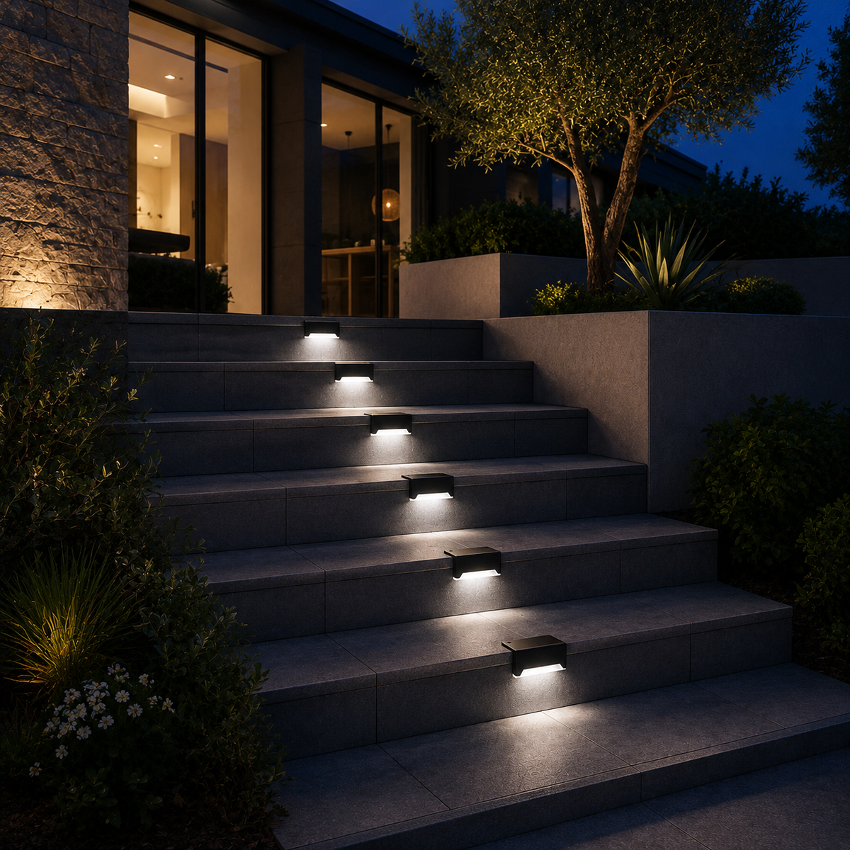 Nordspur | Soluxe Solar-Powered Outdoor Step Lamp
