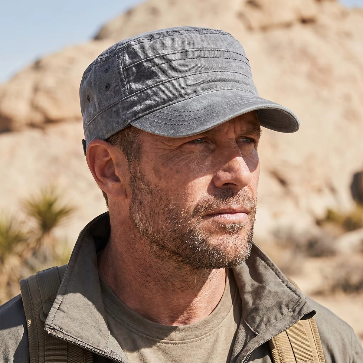 Nordspur | Troopvex Washed Flat-Top Military Cap