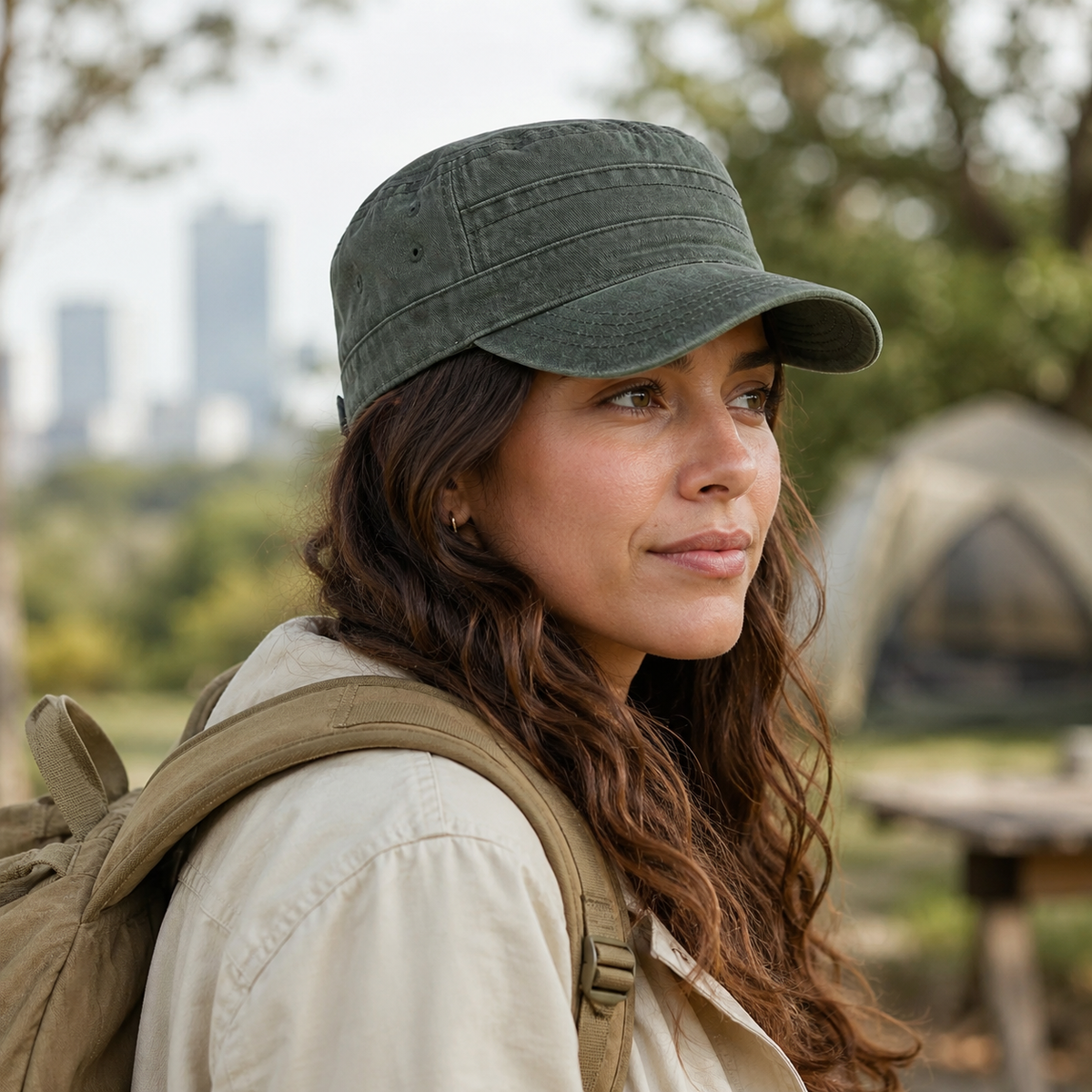 Nordspur | Troopvex Washed Flat-Top Military Cap