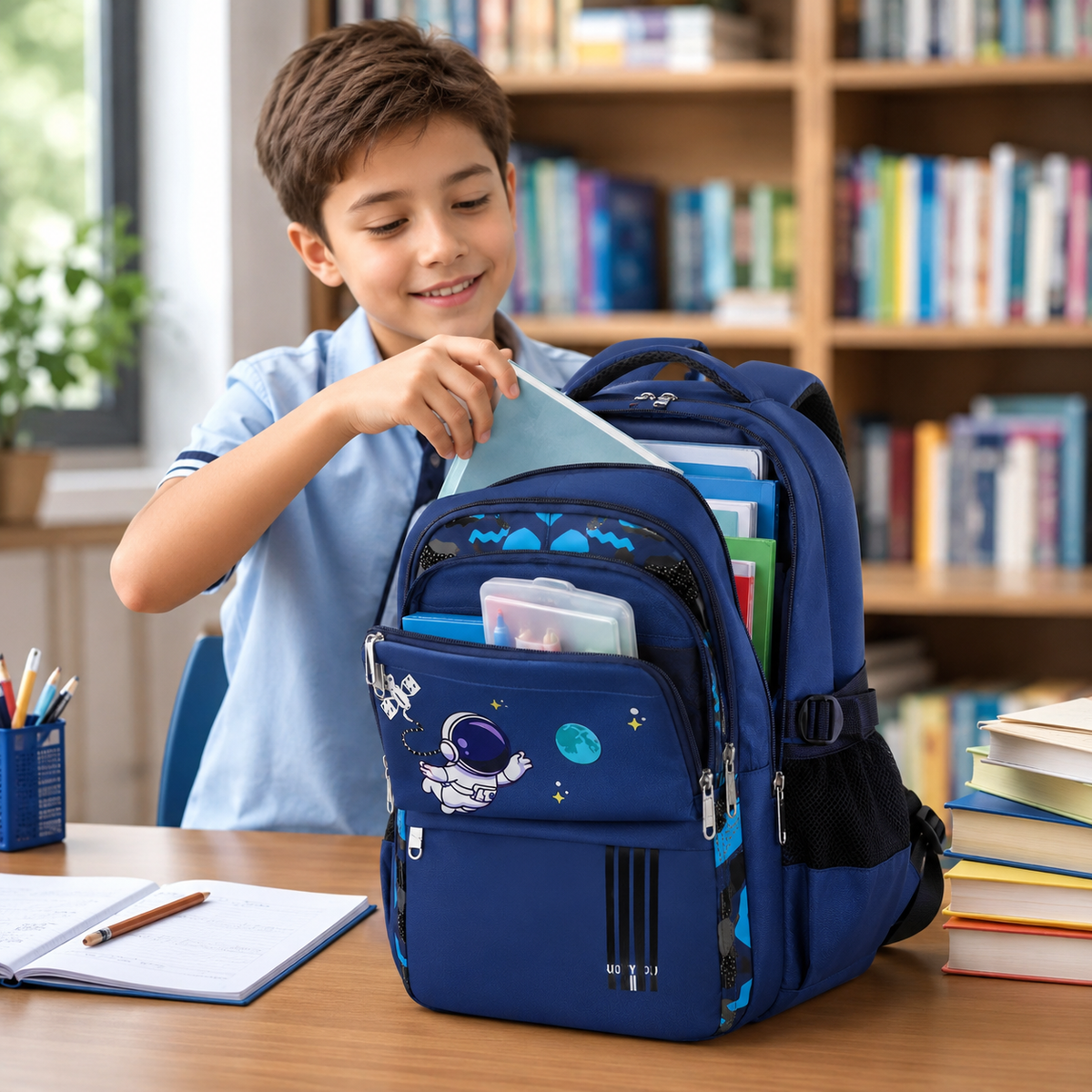 Nordspur | AstroVibe Waterproof Polyester School Backpack