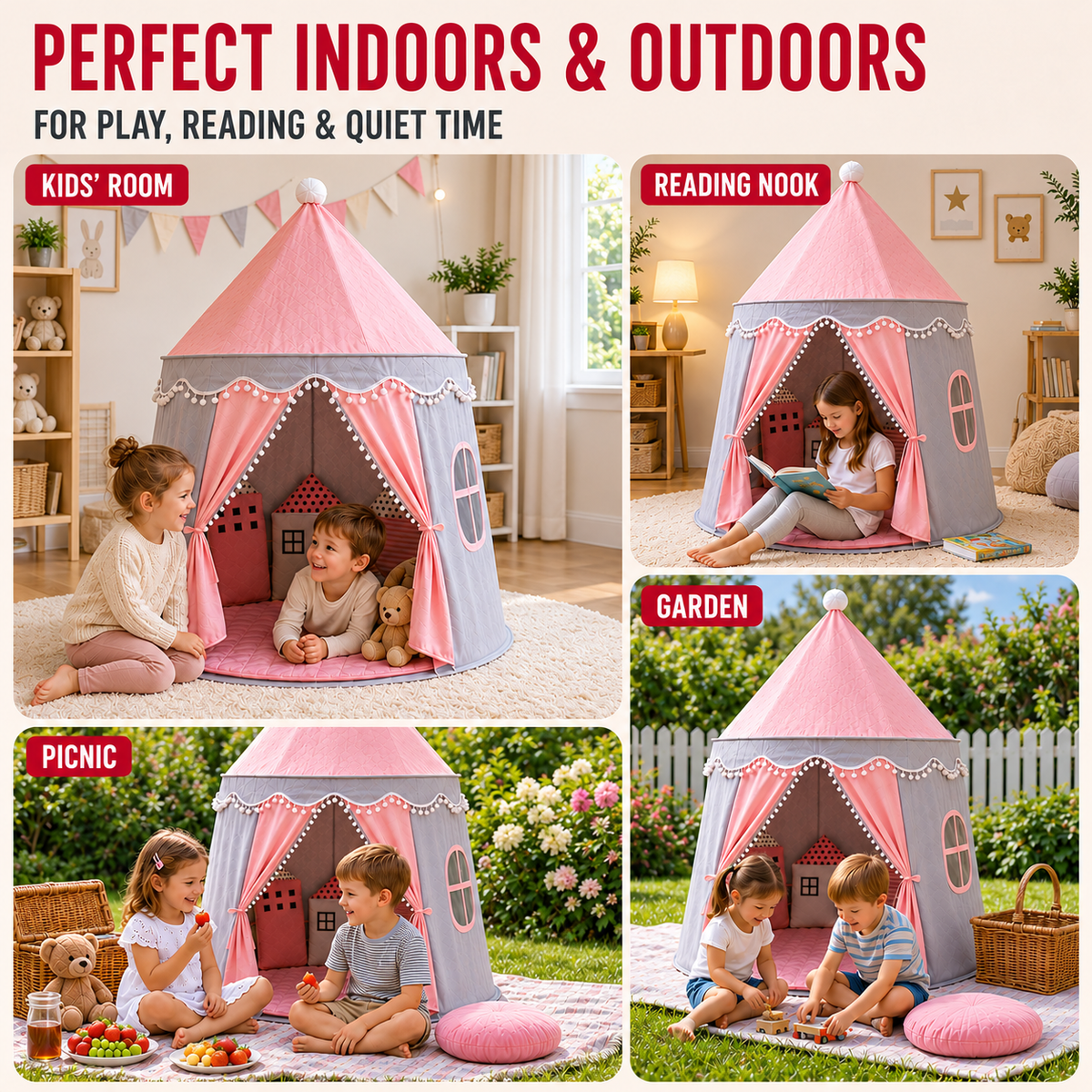 Nordspur | CastleNook Foldable Children's Play Tent