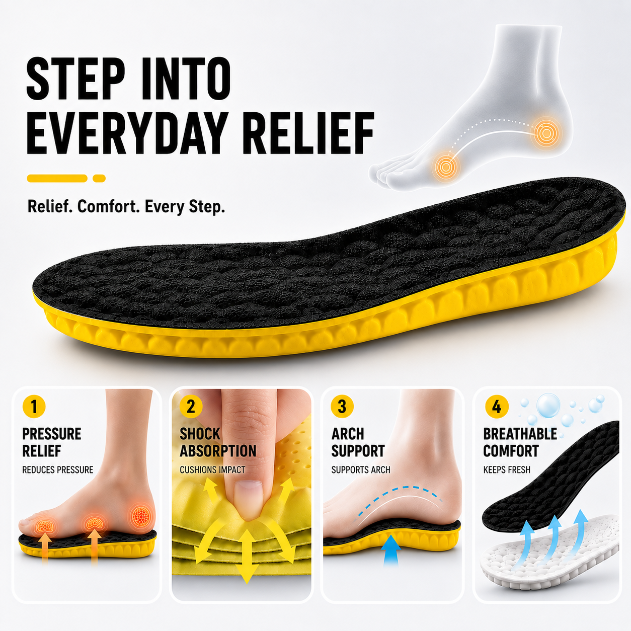 Nordspur | Cloudstride 4D Contoured Sports Insole