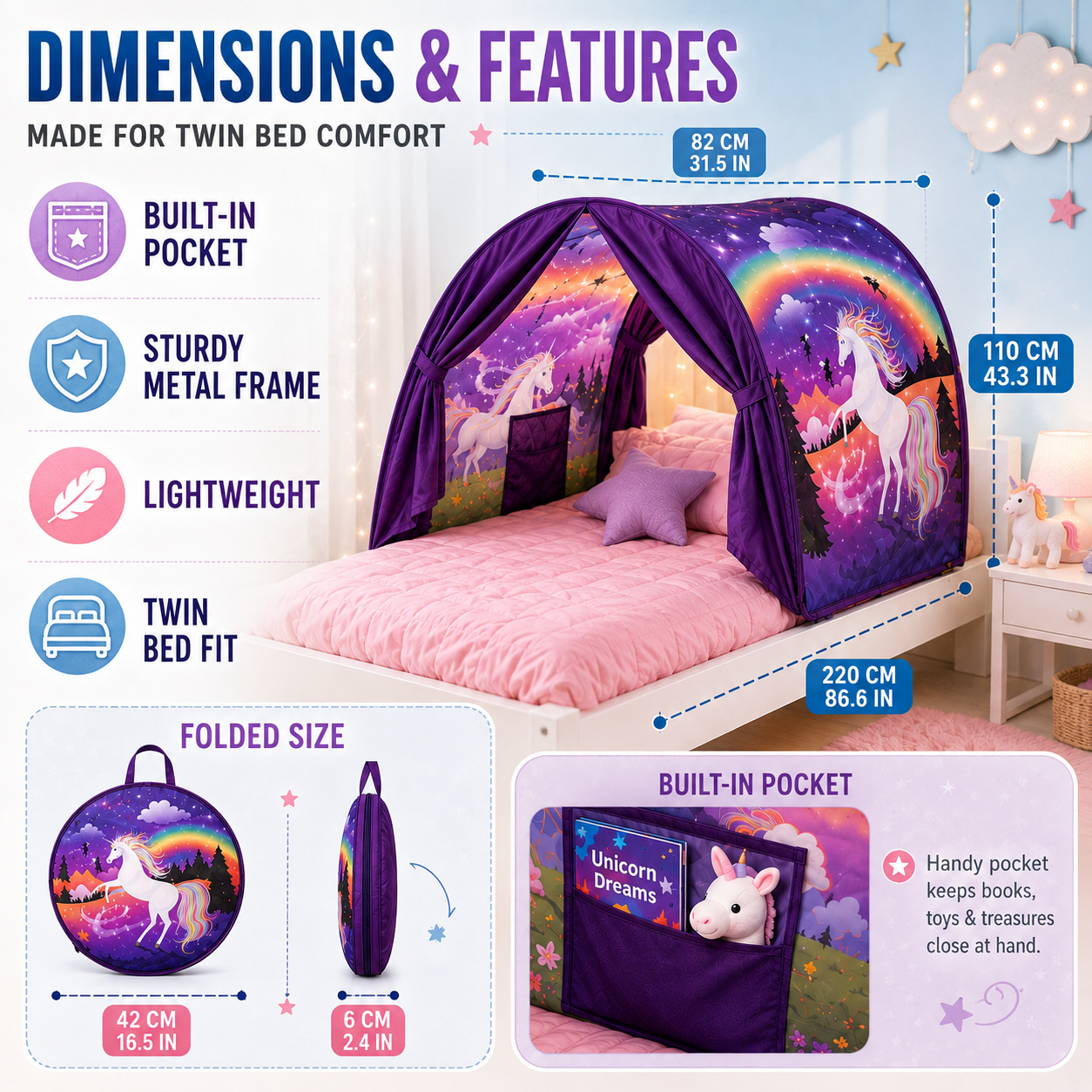 Nordspur | Luminestia Foldable Bed Canopy Tent