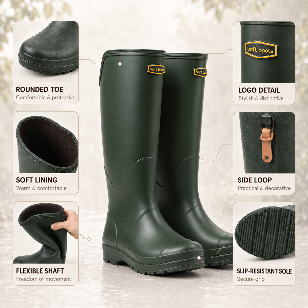 Nordspur | RainVale Tall Boots