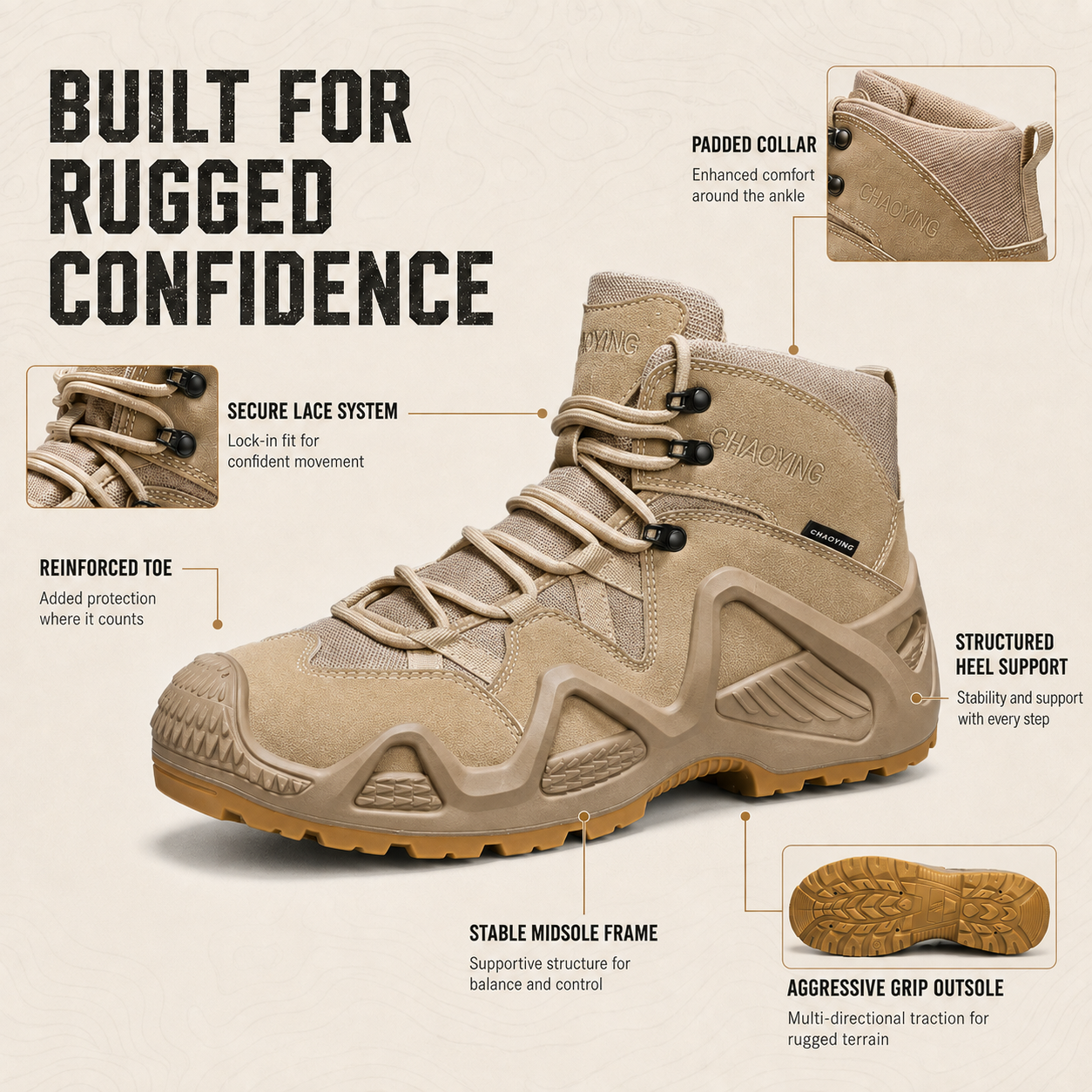 Nordspur | Mid Ankle Tactical Boot