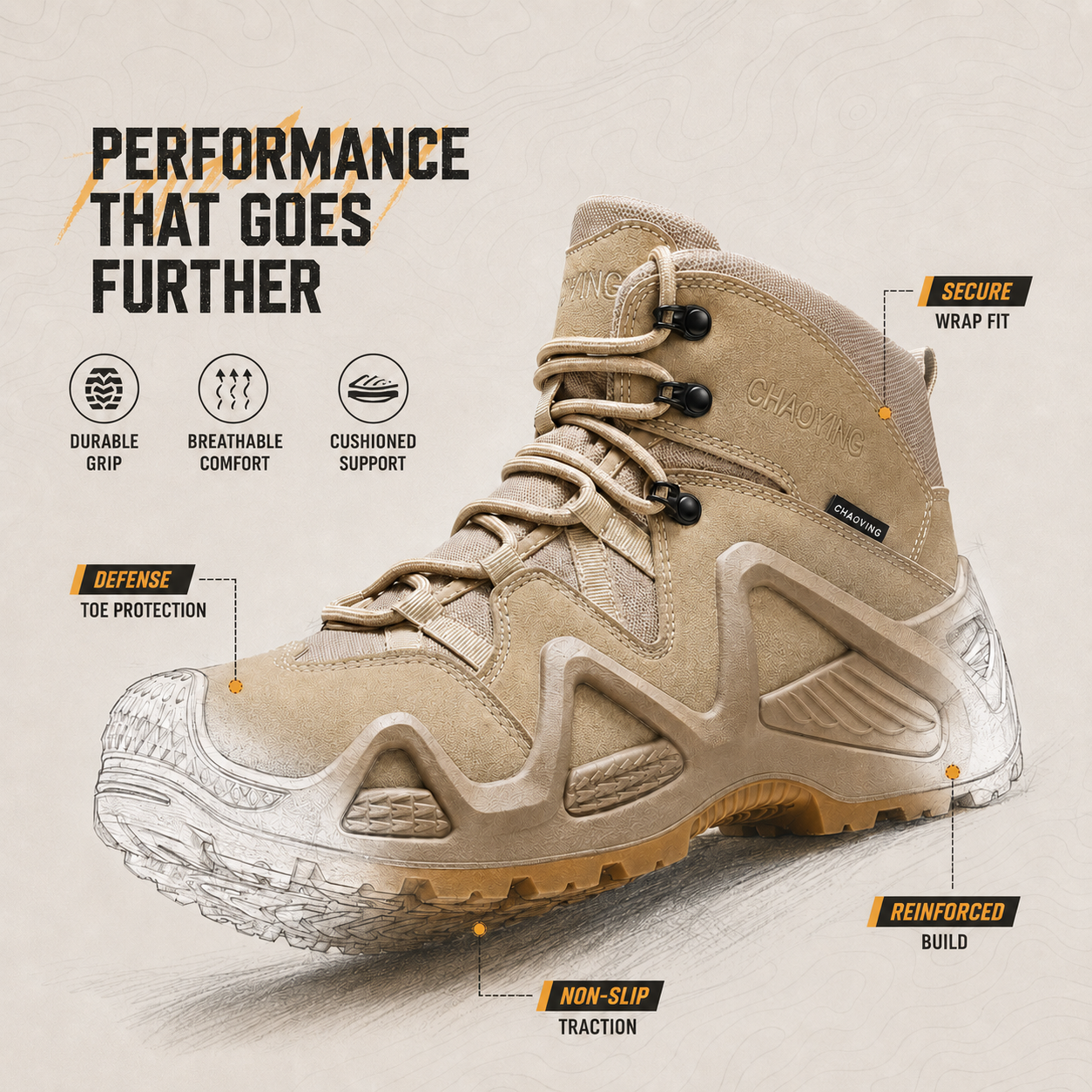 Nordspur | Mid Ankle Tactical Boot