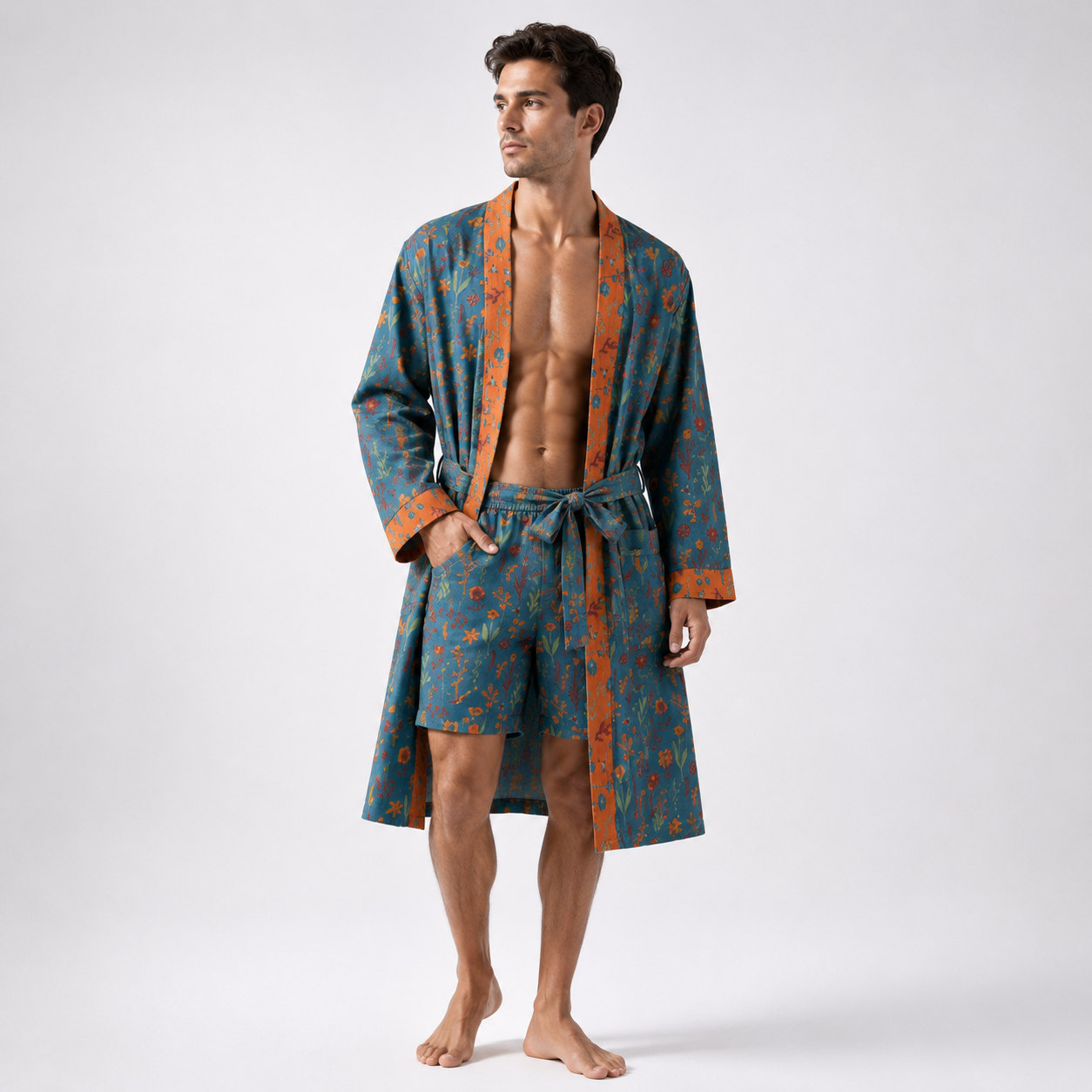 Nordspur | Velvoro Long Kimono Style Robe Set