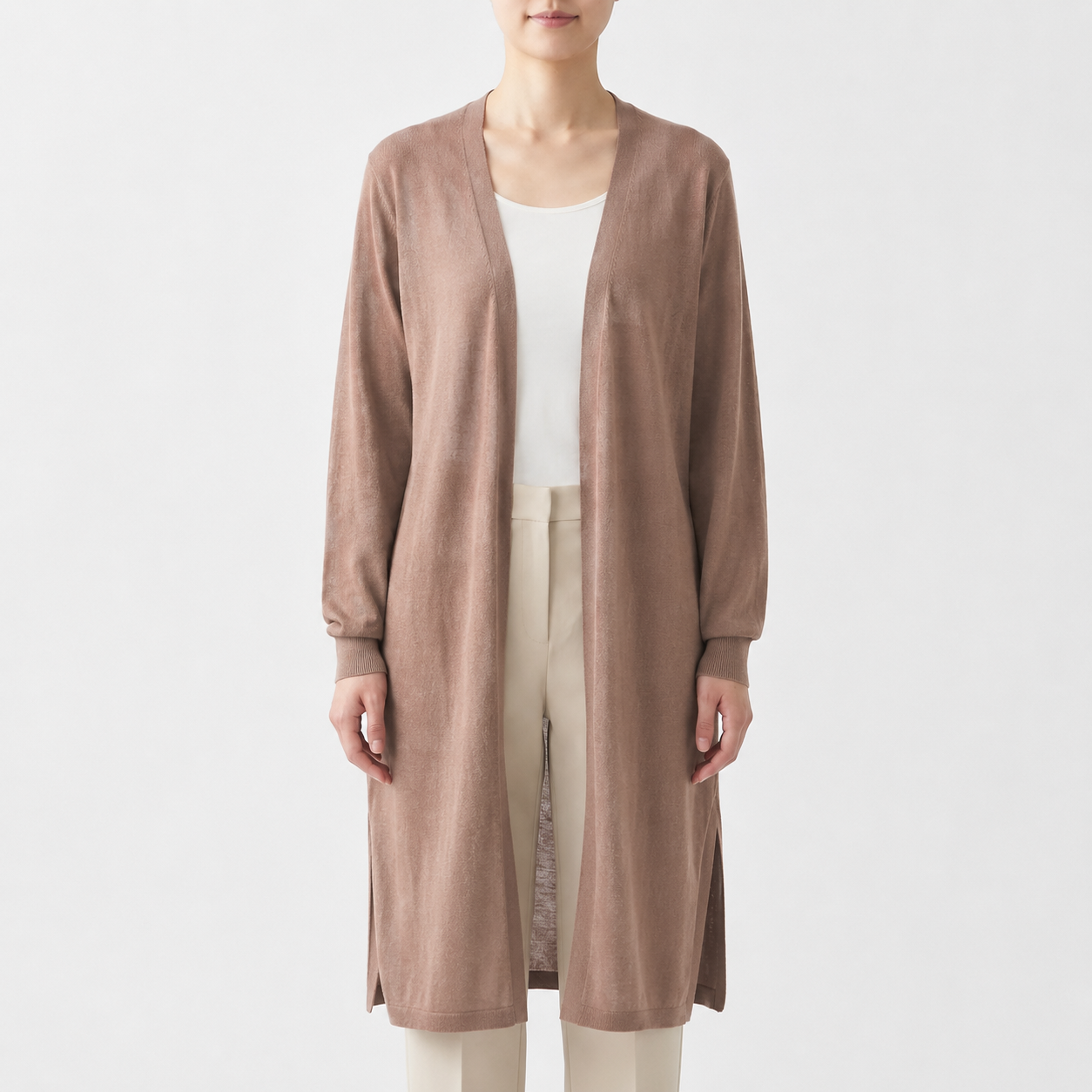 Nordspur | Aerisell Longline Open Front Cardigan