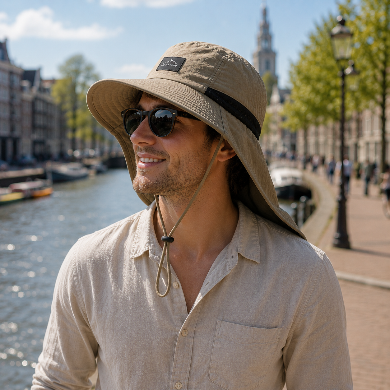 Nordspur | Brimveil Packable Travel Sun Hat with Neck Flap | UPF 50+