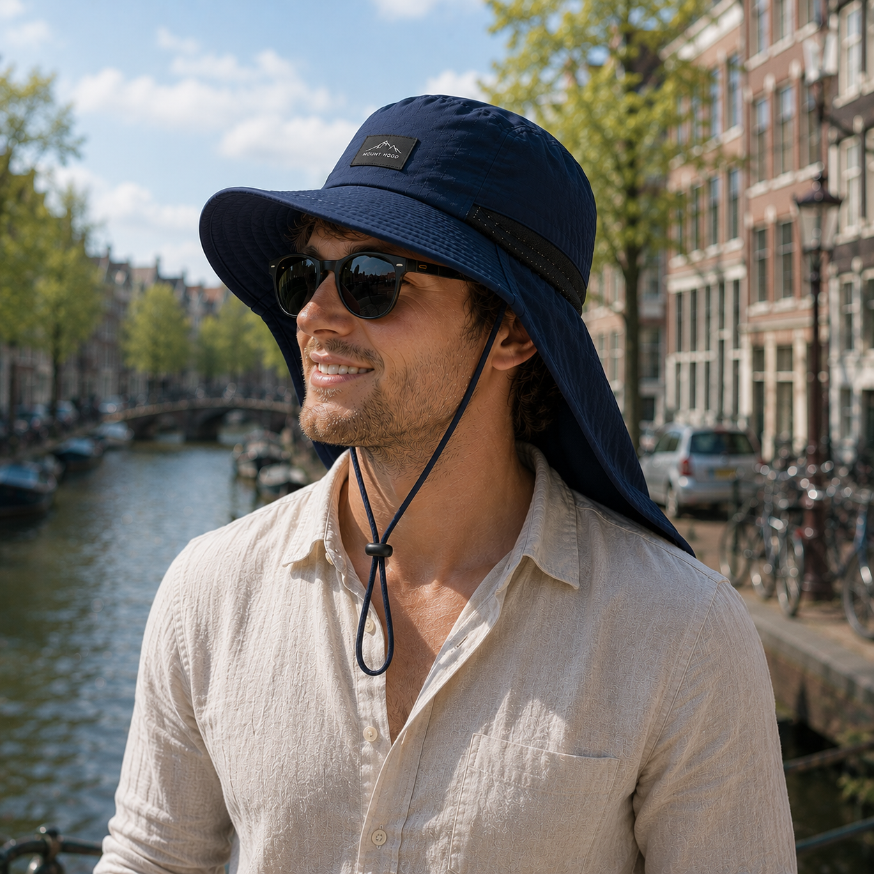 Nordspur | Brimveil Packable Travel Sun Hat with Neck Flap | UPF 50+