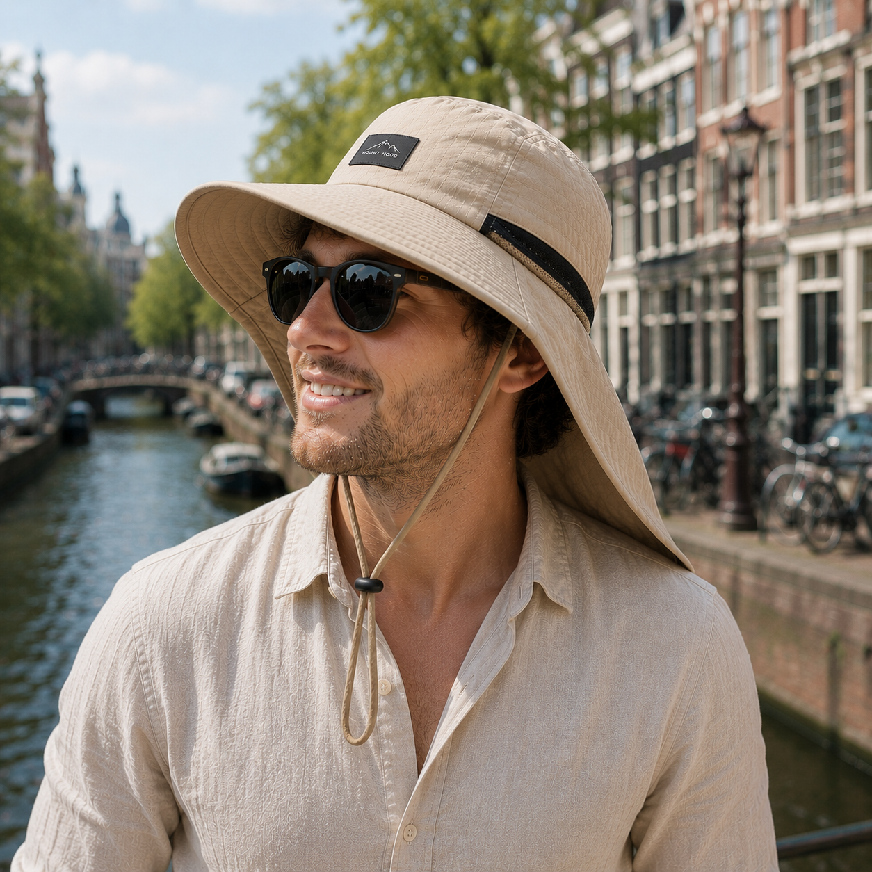 Nordspur | Brimveil Packable Travel Sun Hat with Neck Flap | UPF 50+