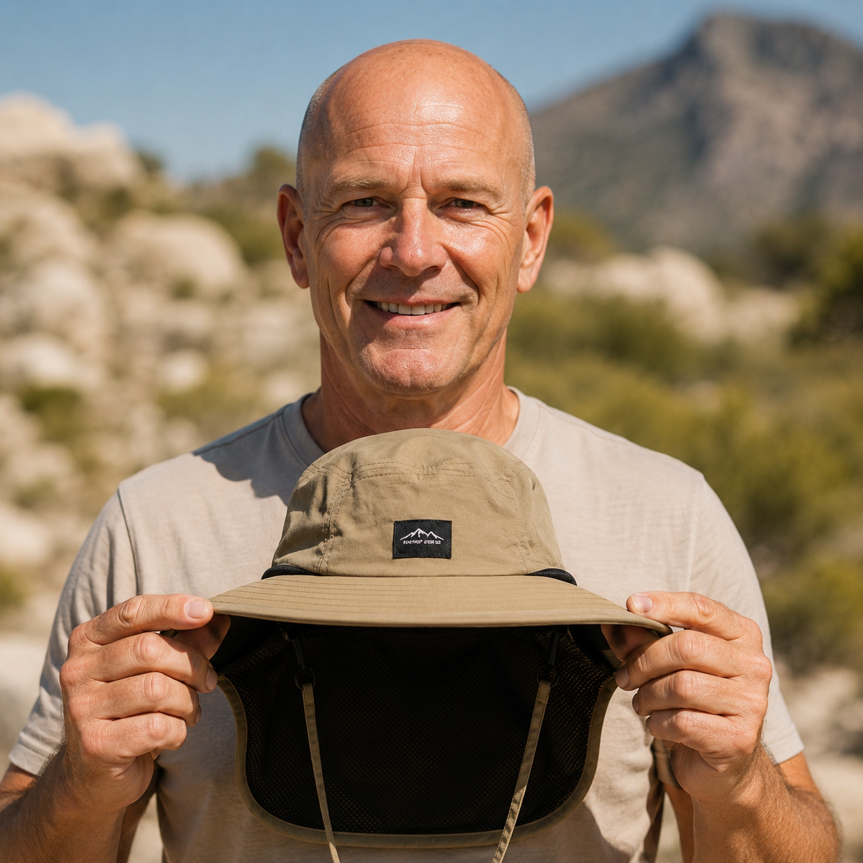 Nordspur | Brimveil Sun Protection Hat with Neck Flap | UPF 50+