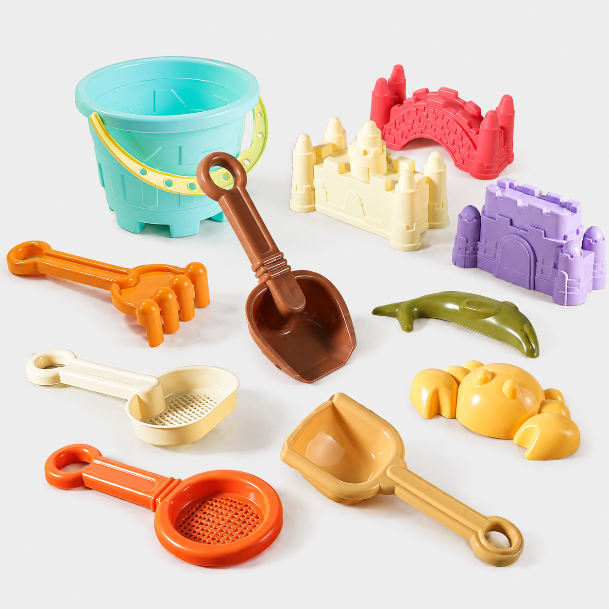 Nordspur | Sandrift Castle-Shaped Sand Bucket With Tools