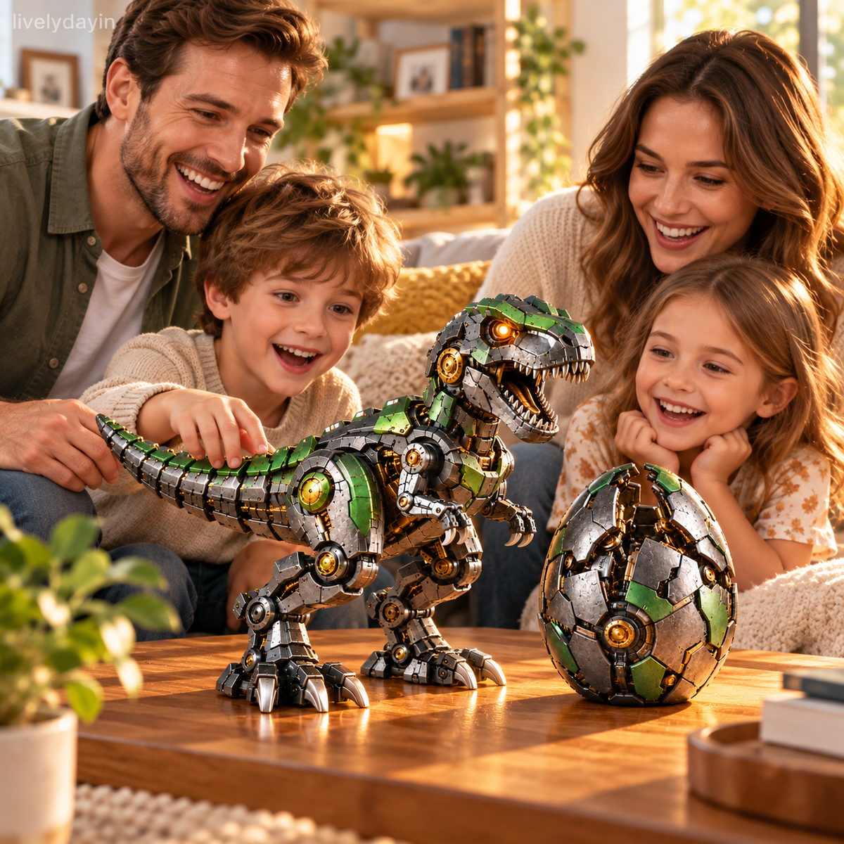 Mechanical T-Rex Egg - From Mysterious Egg to Mighty Robotic Dinosaur