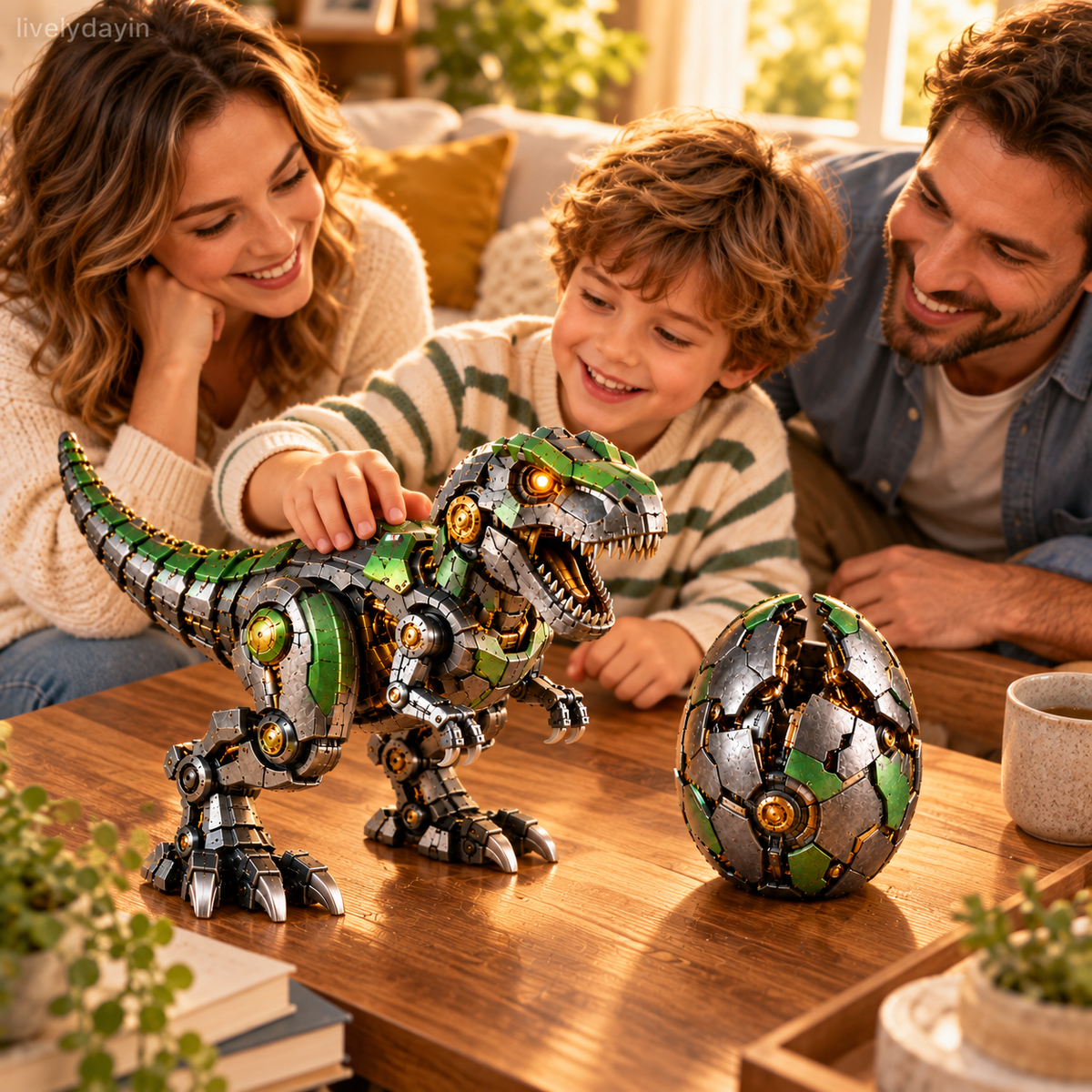 Mechanical T-Rex Egg - From Mysterious Egg to Mighty Robotic Dinosaur