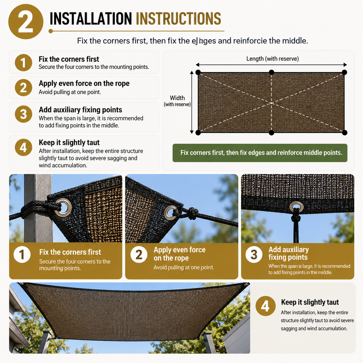 Nordspur | Shadeaura Rectangular Canopy Sun Shade