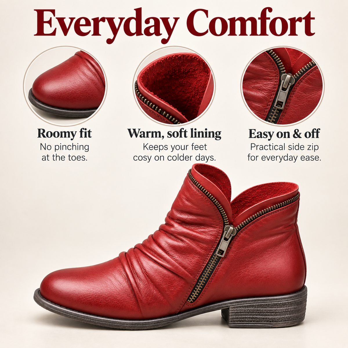 Comfy Ankle Boots