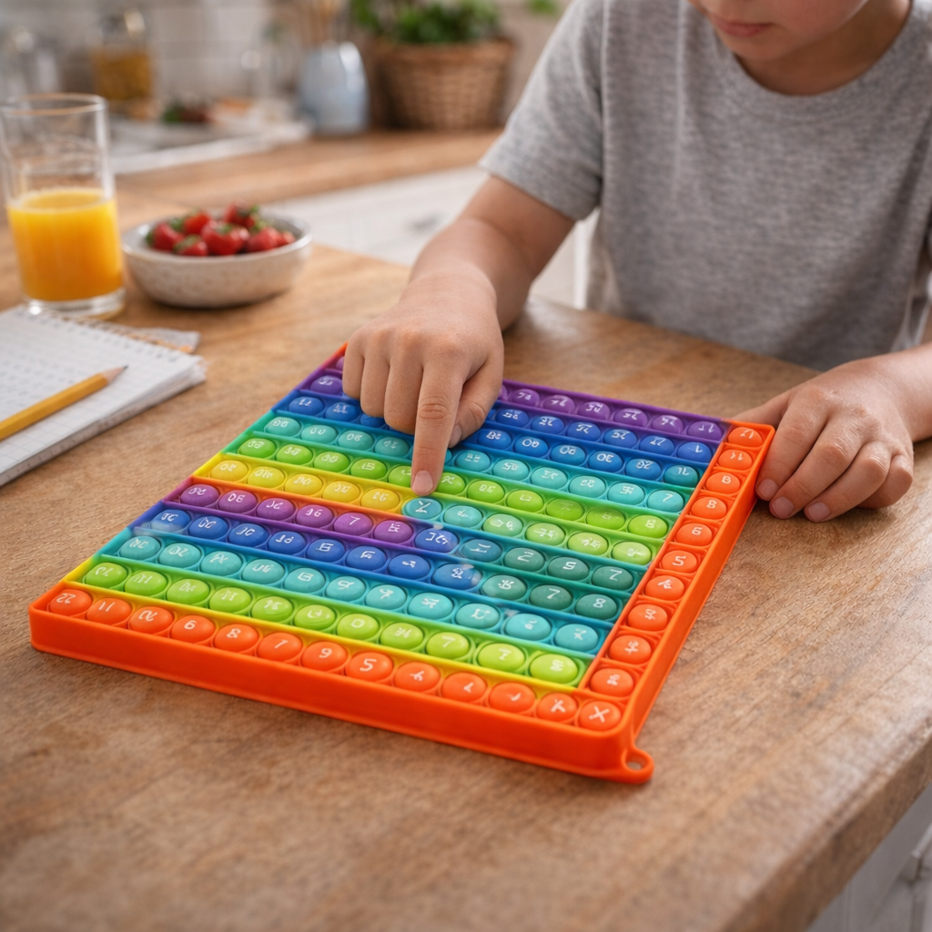 12x12 Multiplication Board for Hands-On Number Practice