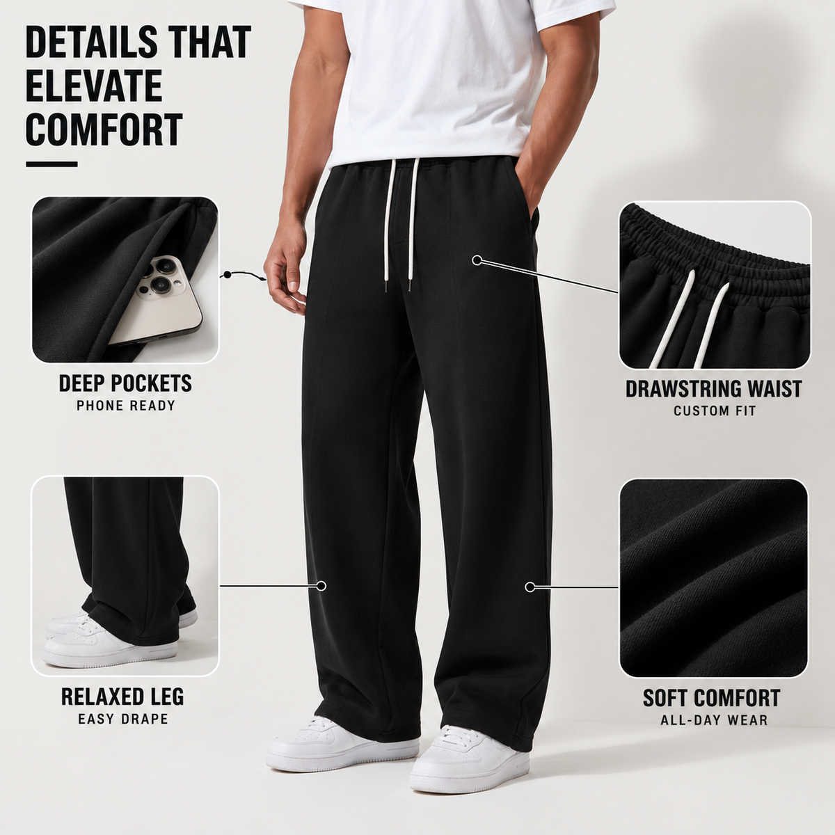 Nordspur | Drifterso Loose Full Length Joggers
