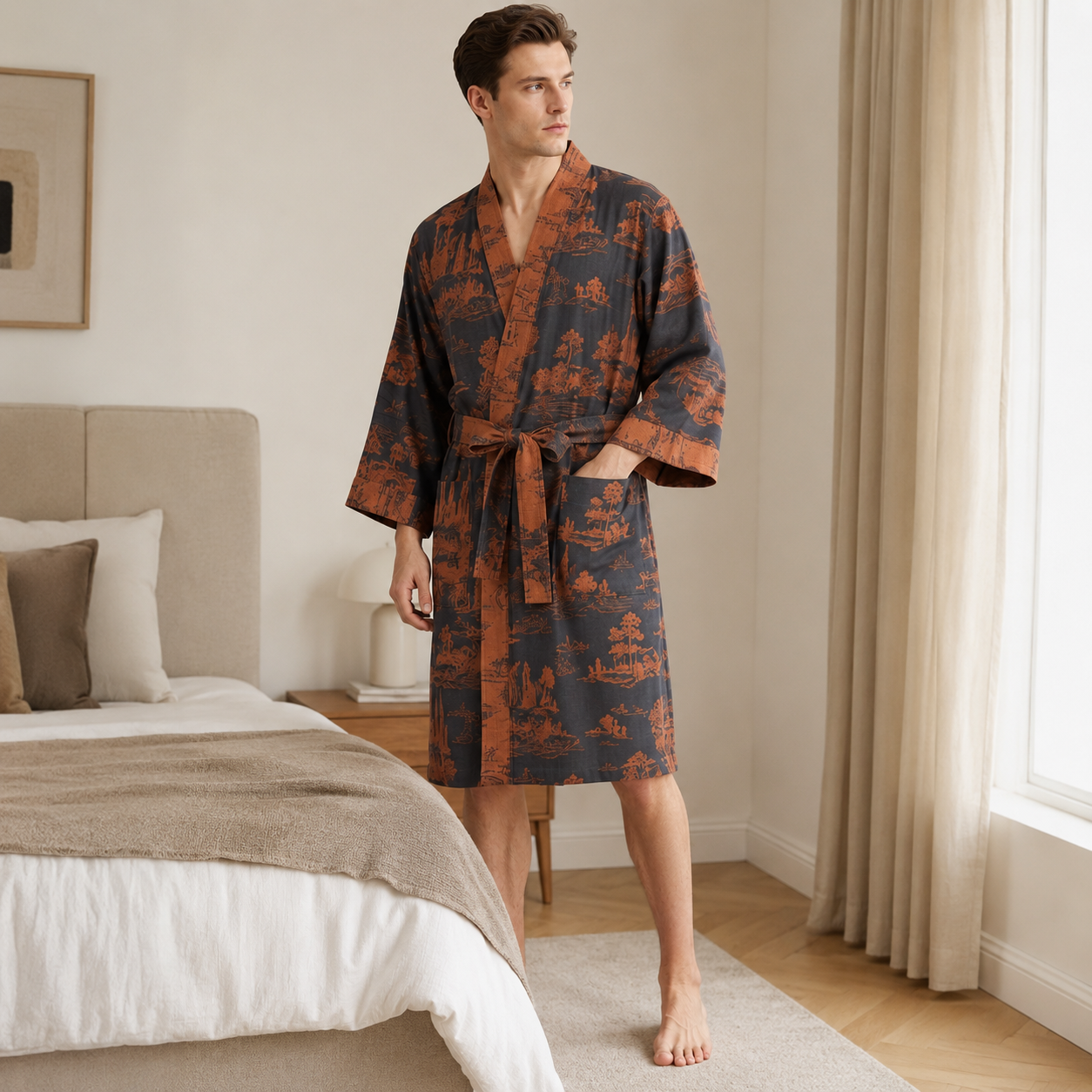 Nordspur | Velvoro Long Kimono Style Robe Set