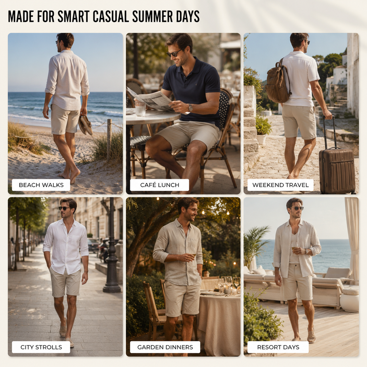 Nordspur | Veraloft Mid Length Tailored Shorts