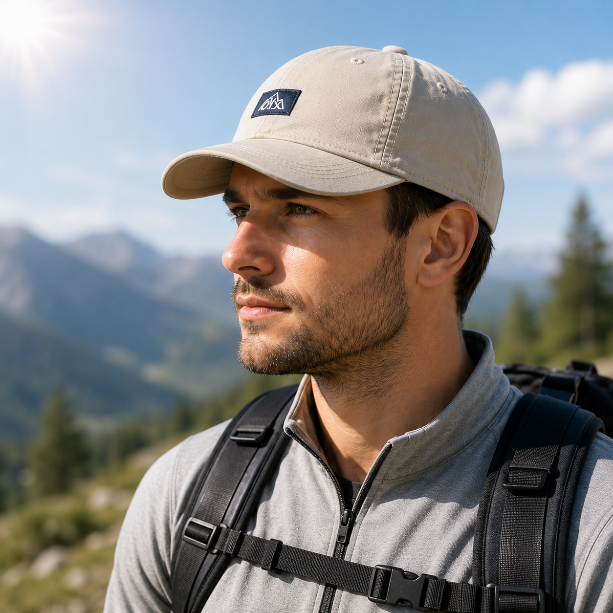 Nordspur | Peaksley Retro Short-Brim Baseball Cap
