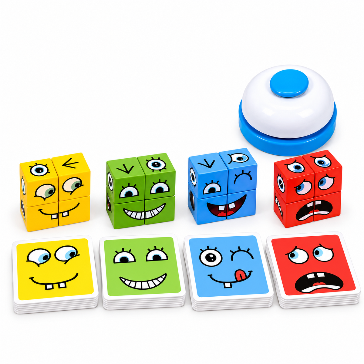 Expression Matching Cube Game for Quick Thinking & Family Fun