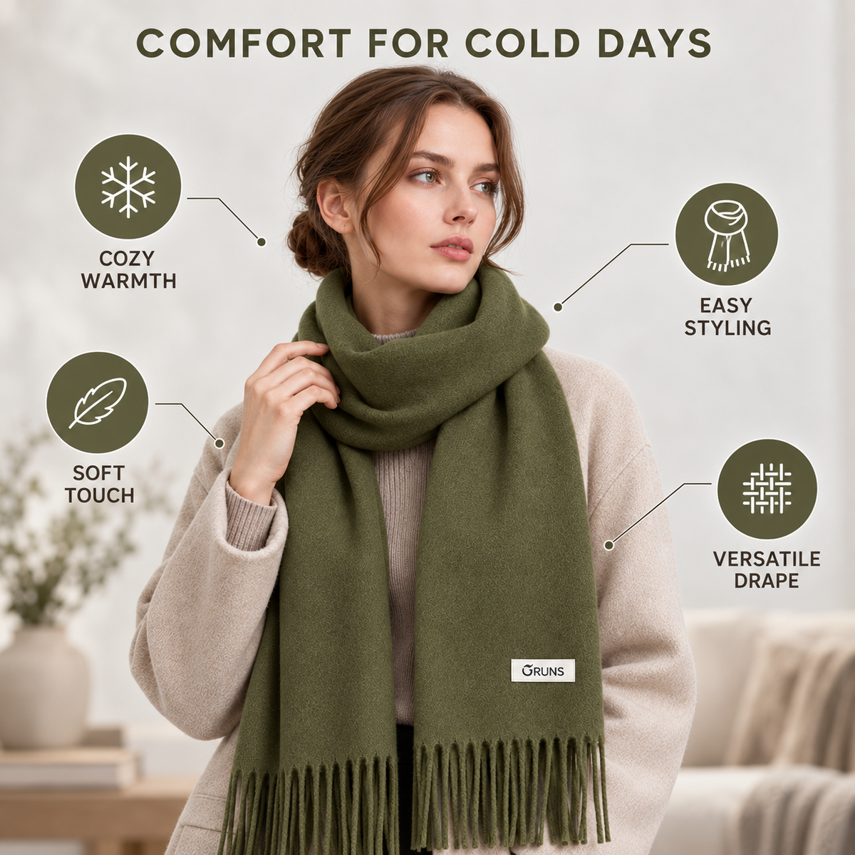 Nordspur | Thick Winter Scarf