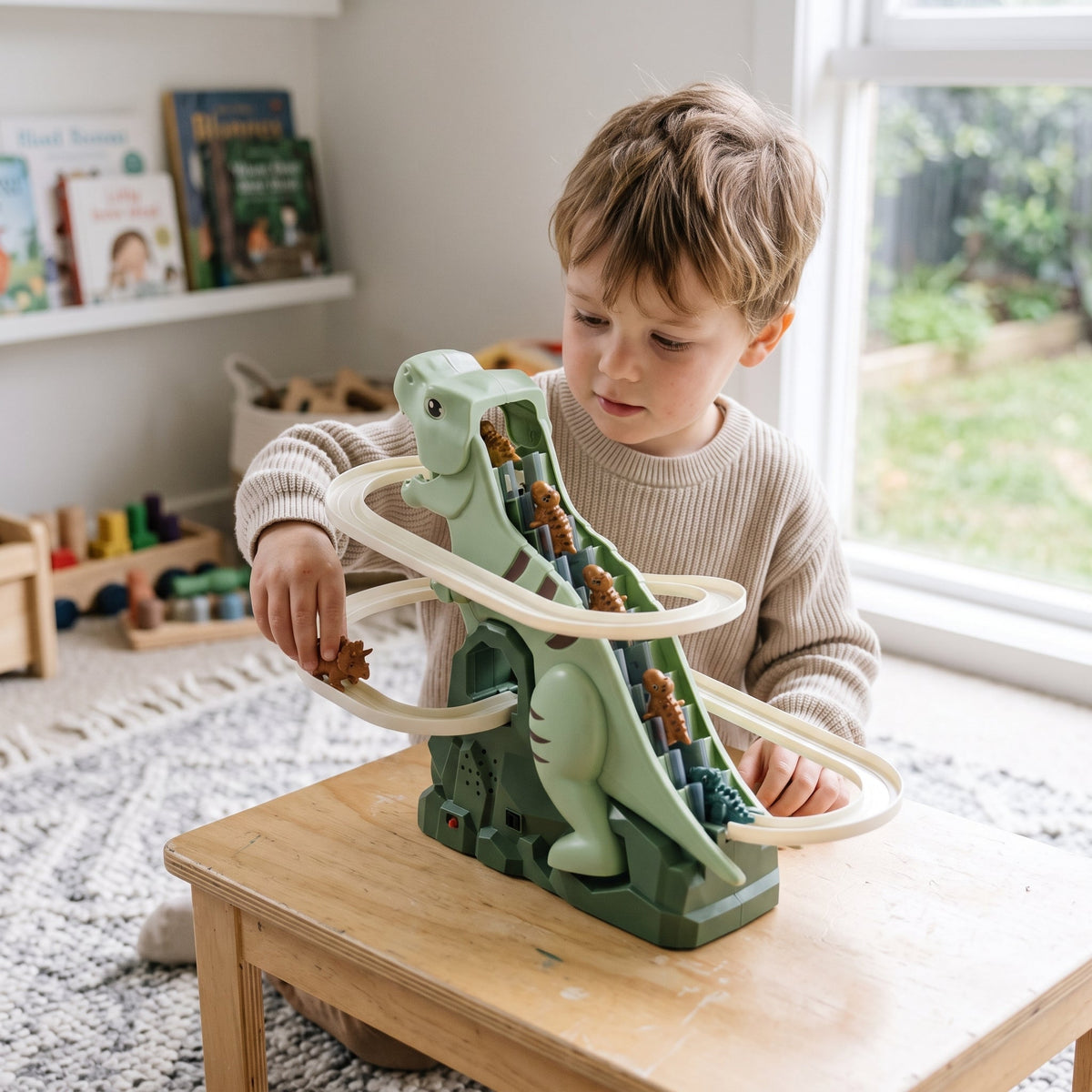 Dinosaur Roller Coaster Track Toy