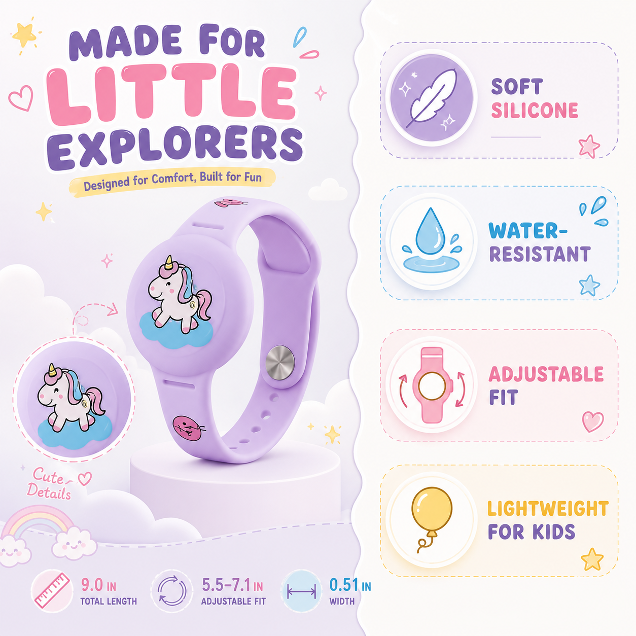 Nordspur | Children Silicone GPS Wristband