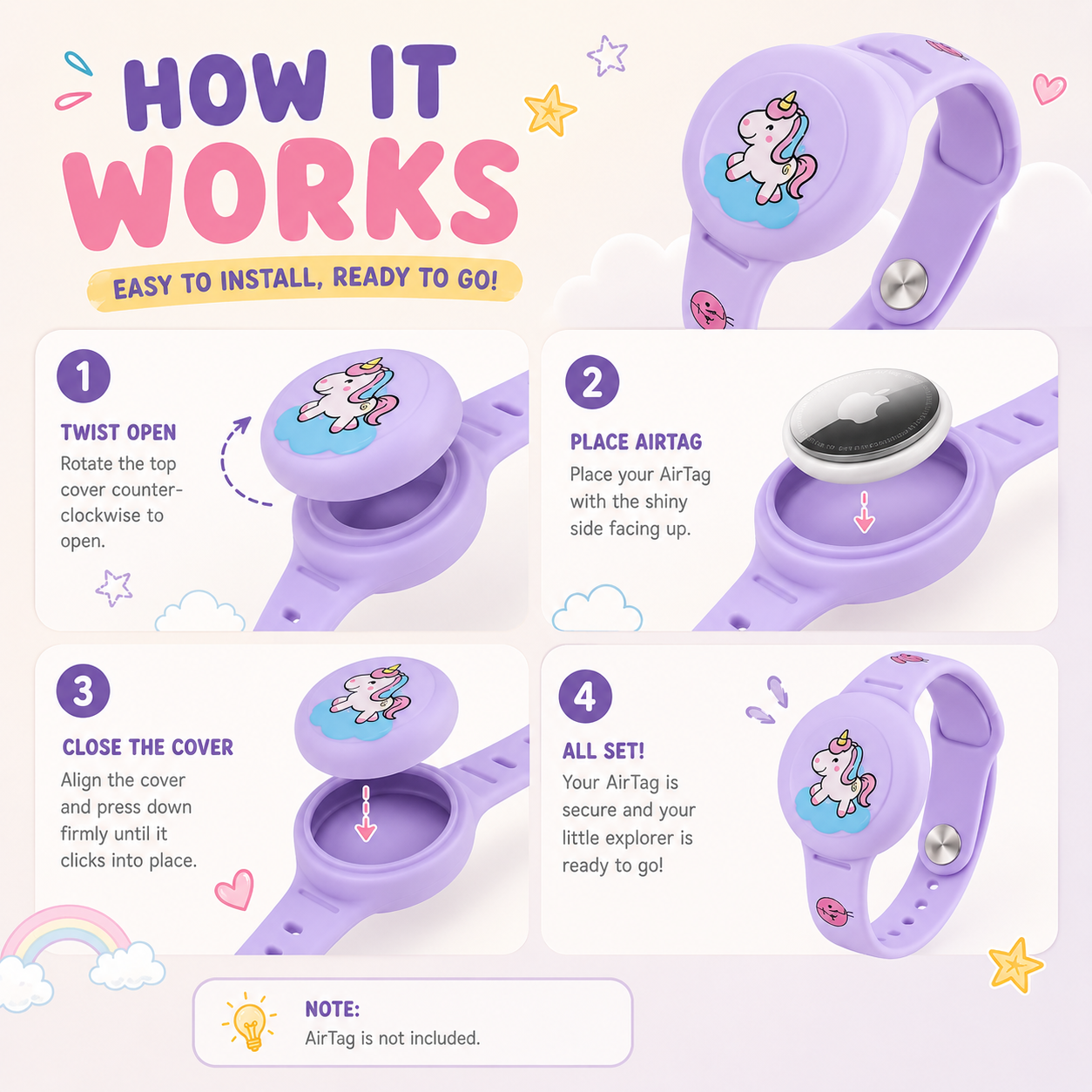 Nordspur | Children Silicone GPS Wristband