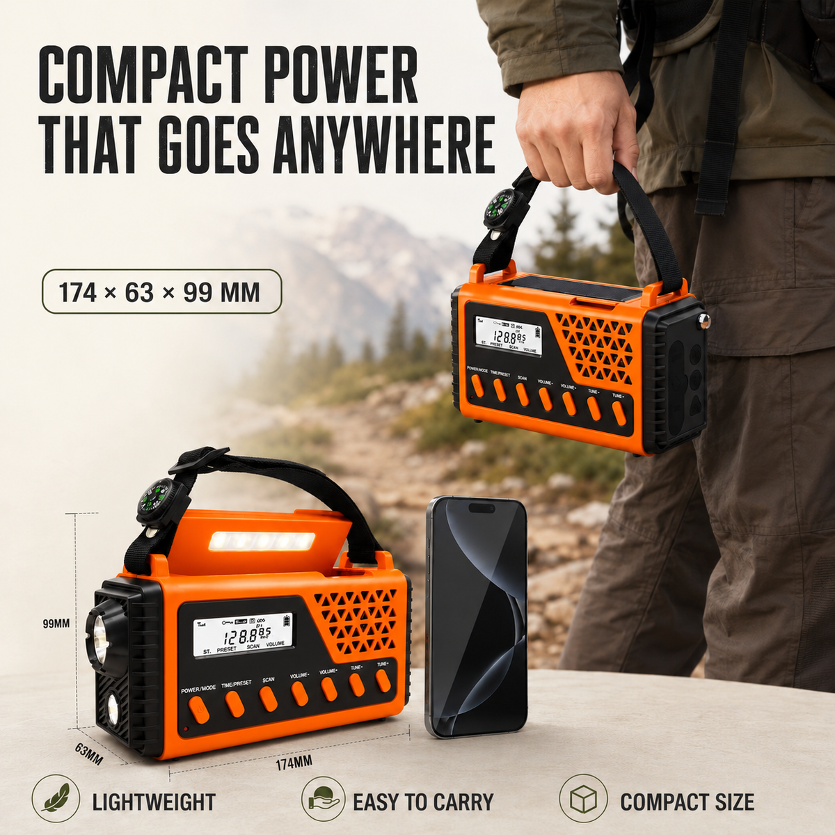 Nordspur | Crankoni Hand Crank Emergency Radio