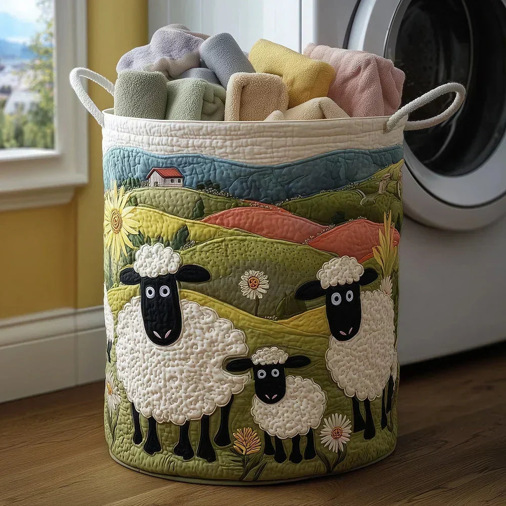 Hand-Quilted Basket