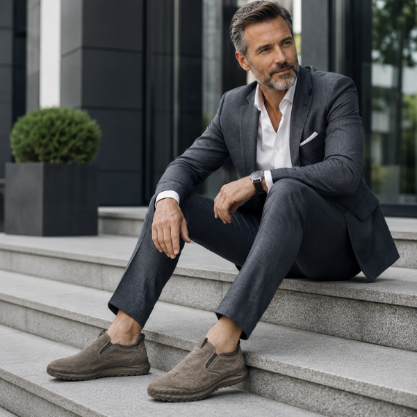 Men's Extra Lightweight Shoes with Non-Slip Sole