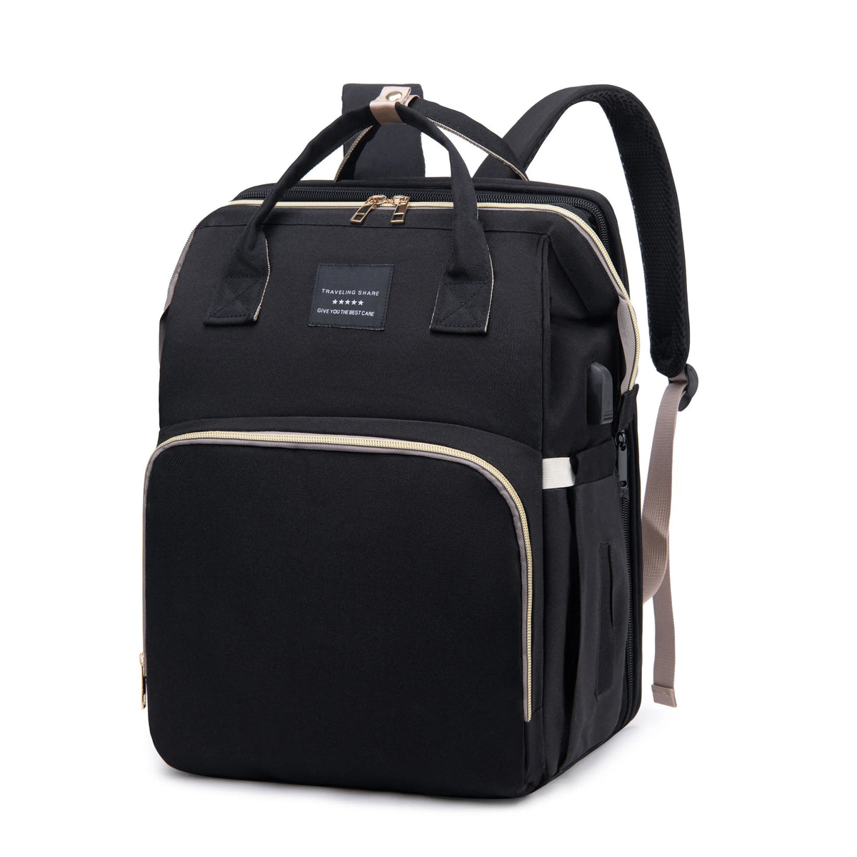 Always Prepared – Multifunctional Diaper Bag with Bed