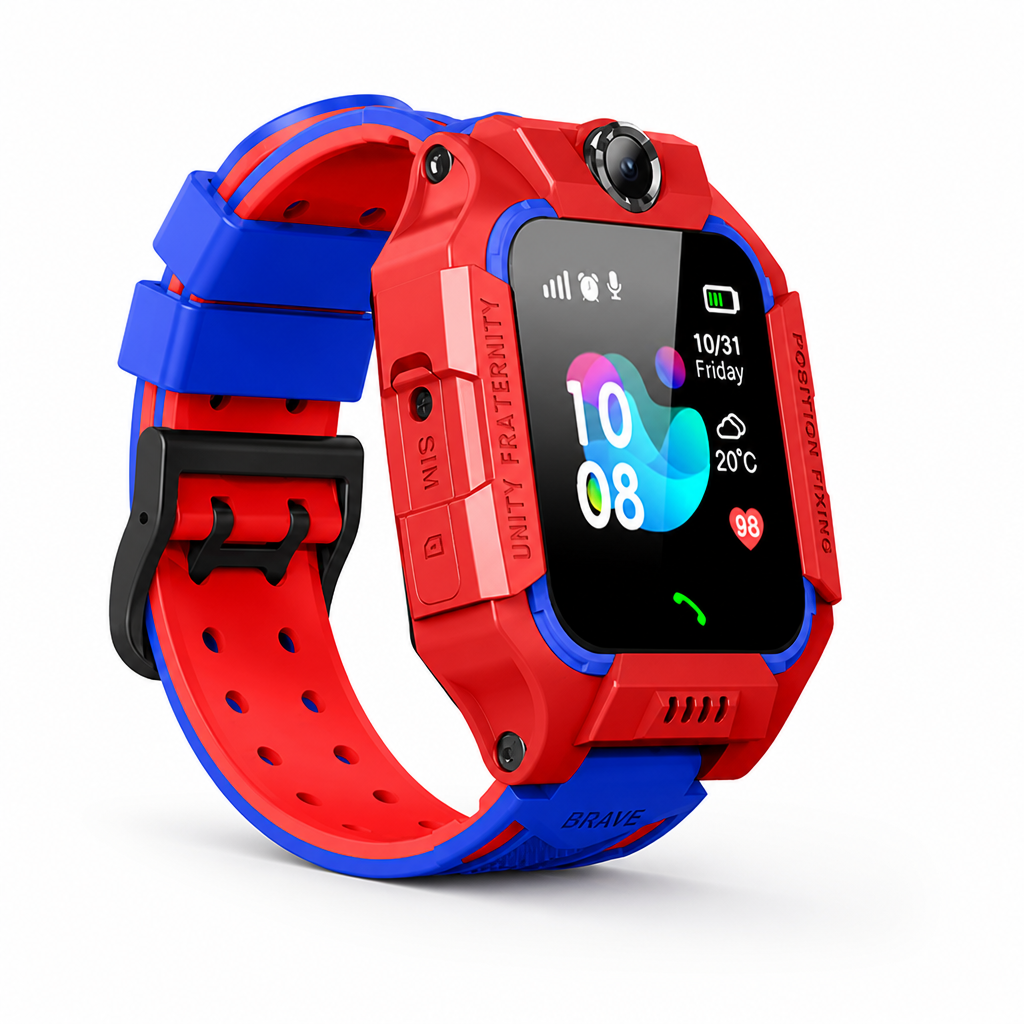 Real-Time GPS & SOS Kids Smartwatch with Camera