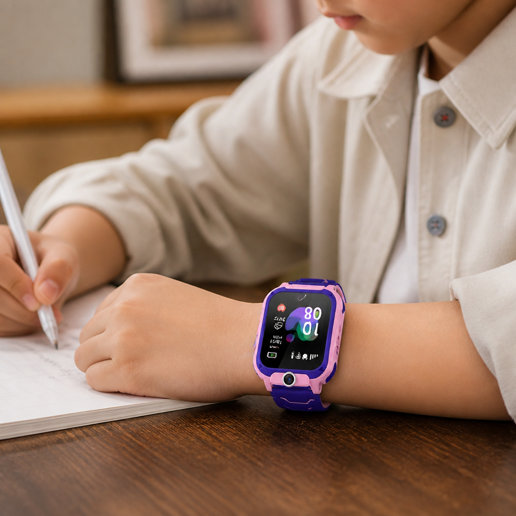 Real-Time GPS & SOS Kids Smartwatch with Camera