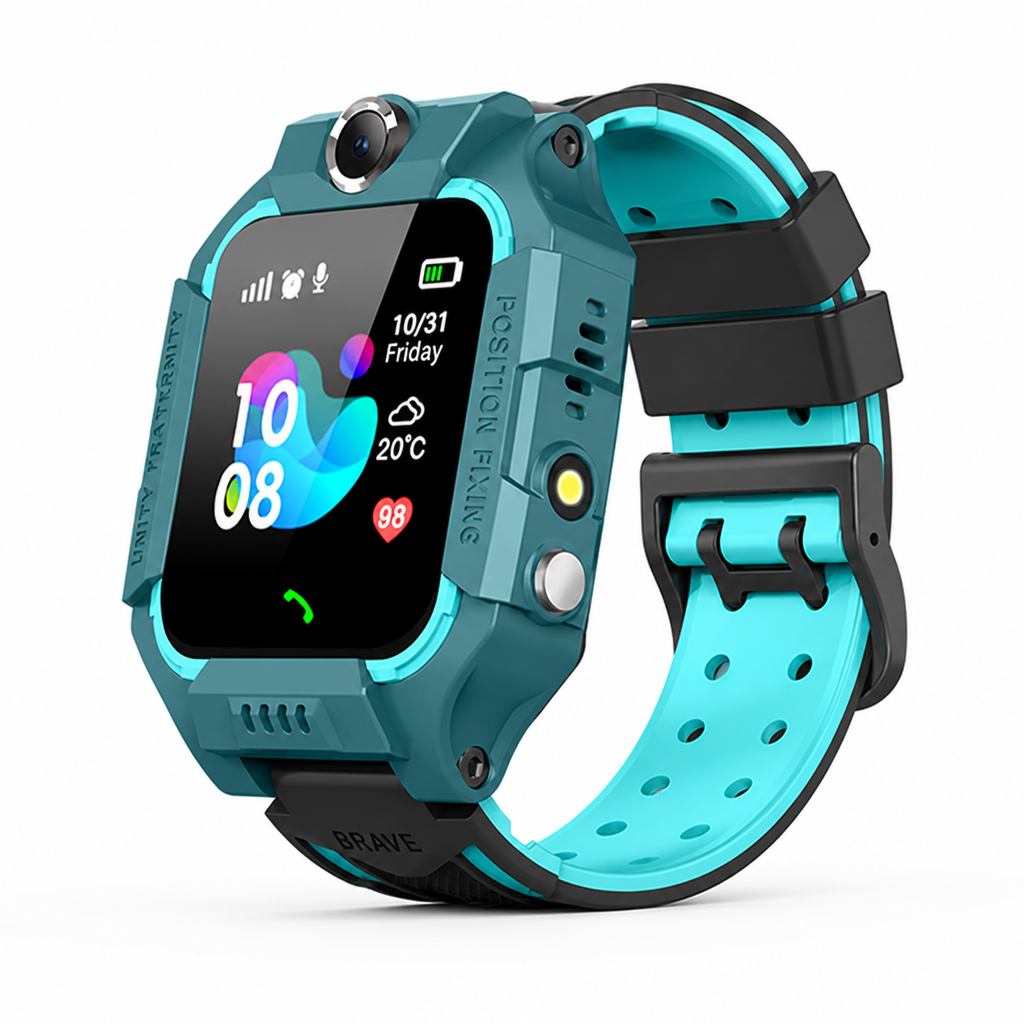 Real-Time GPS & SOS Kids Smartwatch with Camera