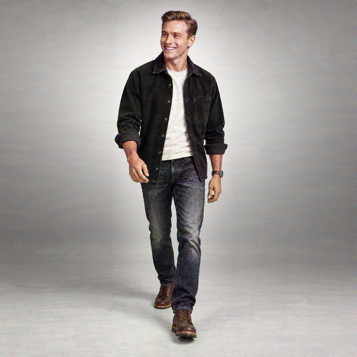 Everett Cotton Corduroy Shirt